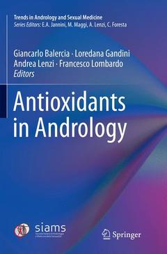 Couverture de l’ouvrage Antioxidants in Andrology