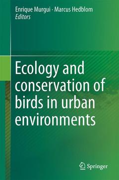 Couverture de l’ouvrage Ecology and Conservation of Birds in Urban Environments