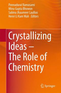 Couverture de l’ouvrage Crystallizing Ideas – The Role of Chemistry