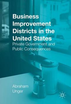 Couverture de l’ouvrage Business Improvement Districts in the United States