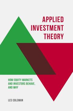 Couverture de l’ouvrage Applied Investment Theory