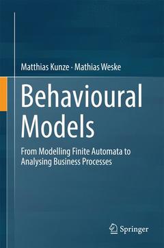 Couverture de l’ouvrage Behavioural Models