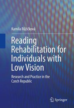 Couverture de l’ouvrage Reading Rehabilitation for Individuals with Low Vision