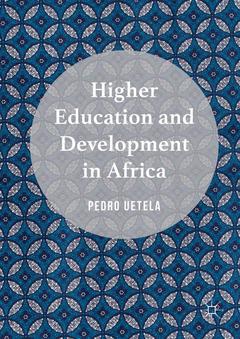 Couverture de l’ouvrage Higher Education and Development in Africa