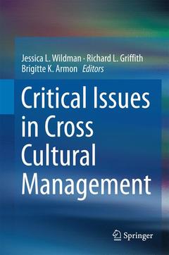 Cover of the book Critical Issues in Cross Cultural Management
