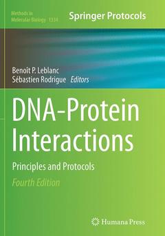 Couverture de l’ouvrage DNA-Protein Interactions