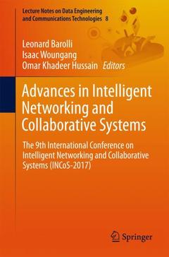 Cover of the book Advances in Intelligent Networking and Collaborative Systems