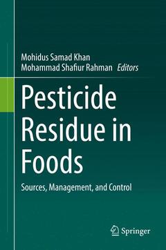 Couverture de l’ouvrage Pesticide Residue in Foods