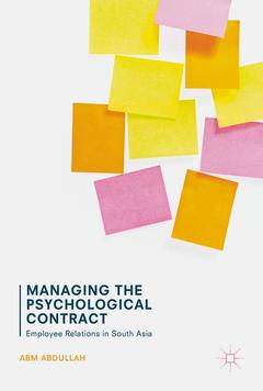 Cover of the book Managing the Psychological Contract