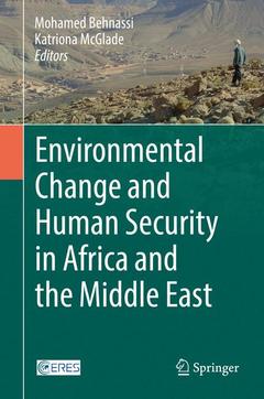 Couverture de l’ouvrage Environmental Change and Human Security in Africa and the Middle East