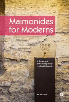 Couverture de l’ouvrage Maimonides for Moderns