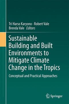 Couverture de l’ouvrage Sustainable Building and Built Environments to Mitigate Climate Change in the Tropics