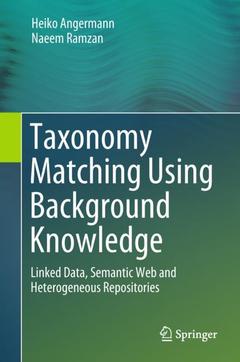 Couverture de l’ouvrage Taxonomy Matching Using Background Knowledge