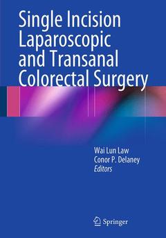 Cover of the book Single Incision Laparoscopic and Transanal Colorectal Surgery