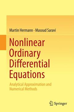 Couverture de l’ouvrage Nonlinear Ordinary Differential Equations