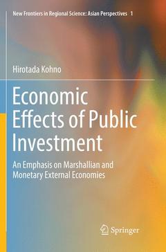 Cover of the book Economic Effects of Public Investment