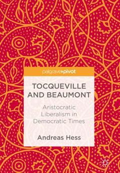 Couverture de l’ouvrage Tocqueville and Beaumont