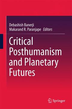 Couverture de l’ouvrage Critical Posthumanism and Planetary Futures 