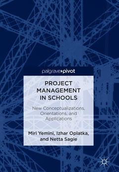 Couverture de l’ouvrage Project Management in Schools