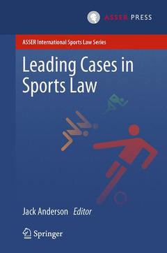 Couverture de l’ouvrage Leading Cases in Sports Law