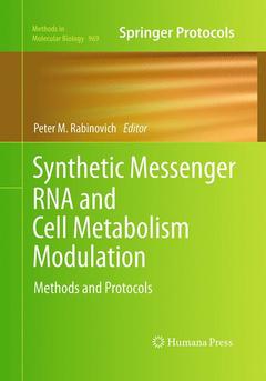 Couverture de l’ouvrage Synthetic Messenger RNA and Cell Metabolism Modulation