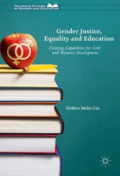 Couverture de l’ouvrage Gender Justice, Education and Equality