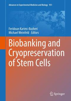 Couverture de l’ouvrage Biobanking and Cryopreservation of Stem Cells