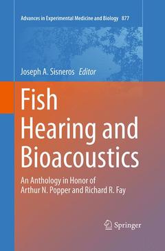 Cover of the book Fish Hearing and Bioacoustics