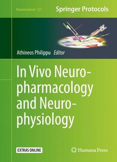 Couverture de l’ouvrage In Vivo Neuropharmacology and Neurophysiology