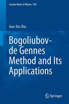 Couverture de l’ouvrage Bogoliubov-de Gennes Method and Its Applications
