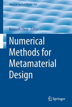 Couverture de l’ouvrage Numerical Methods for Metamaterial Design