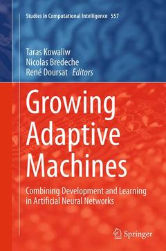 Couverture de l’ouvrage Growing Adaptive Machines