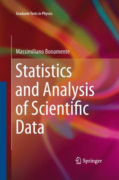 Couverture de l’ouvrage Statistics and Analysis of Scientific Data