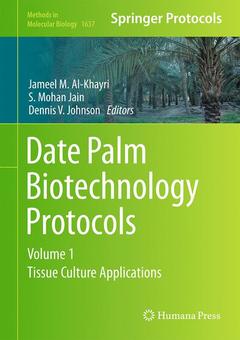 Couverture de l’ouvrage Date Palm Biotechnology Protocols Volume I