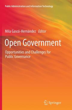 Couverture de l’ouvrage Open Government