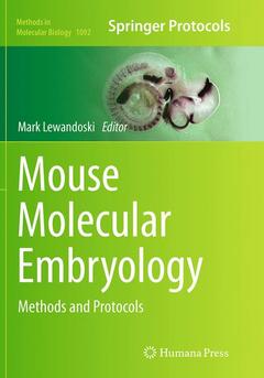 Couverture de l’ouvrage Mouse Molecular Embryology