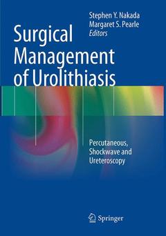 Couverture de l’ouvrage Surgical Management of Urolithiasis