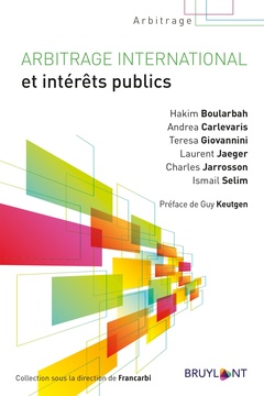 Cover of the book Arbitrage international et intérêts publics