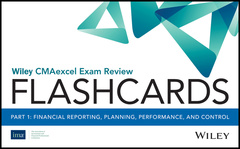 Cover of the book Wiley CMAexcel Exam Review 2018 Flashcards 