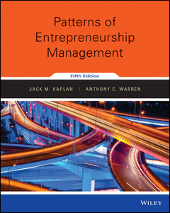 Cover of the book Patterns of Entrepreneurship Management 