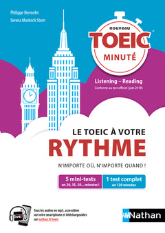 Cover of the book TOEIC minuté (Livre + Nathan Live) - 2019