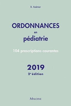 Couverture de l’ouvrage Ordonnances en pédiatrie - 100 prescriptions courantes