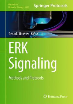 Couverture de l’ouvrage ERK Signaling