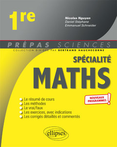 Cover of the book Spécialité Mathématiques - Première - nouveaux programmes