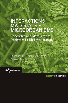 Couverture de l’ouvrage Interactions Materials - Microorganisms