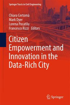 Couverture de l’ouvrage Citizen Empowerment and Innovation in the Data-Rich City