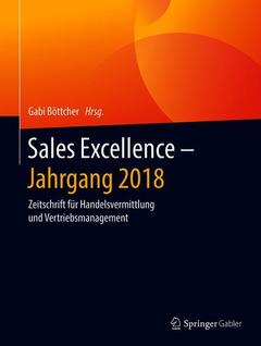 Couverture de l’ouvrage Sales Excellence - Jahrgang 2018