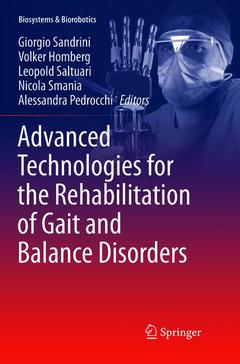 Couverture de l’ouvrage Advanced Technologies for the Rehabilitation of Gait and Balance Disorders