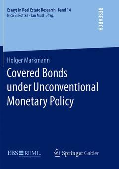 Cover of the book Covered Bonds under Unconventional Monetary Policy