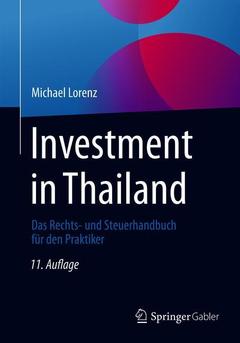 Couverture de l’ouvrage Investment in Thailand